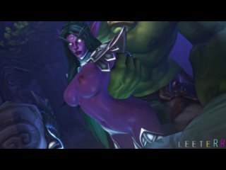tyrande defeated, but not surrendered by leeterr (world of warcraft)